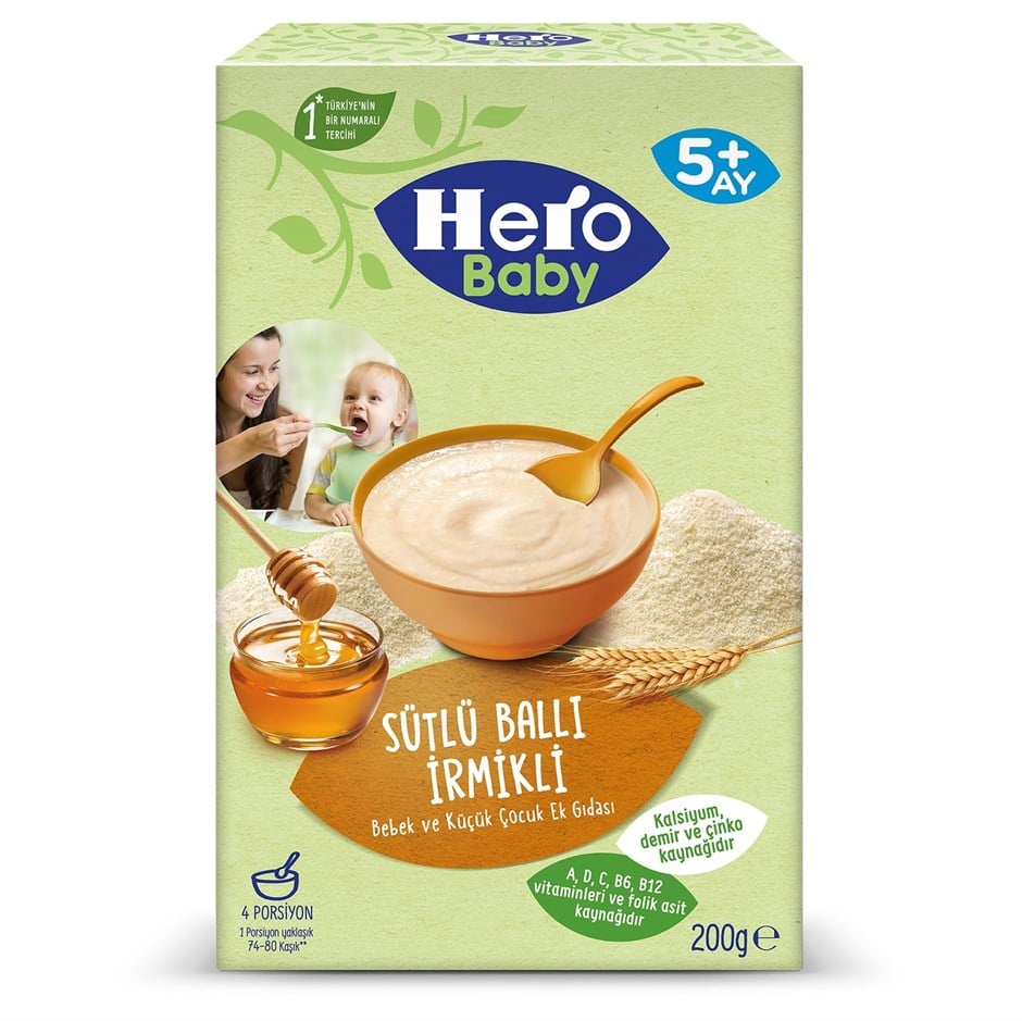 Hero Baby Sütlü İrmikli Ballı