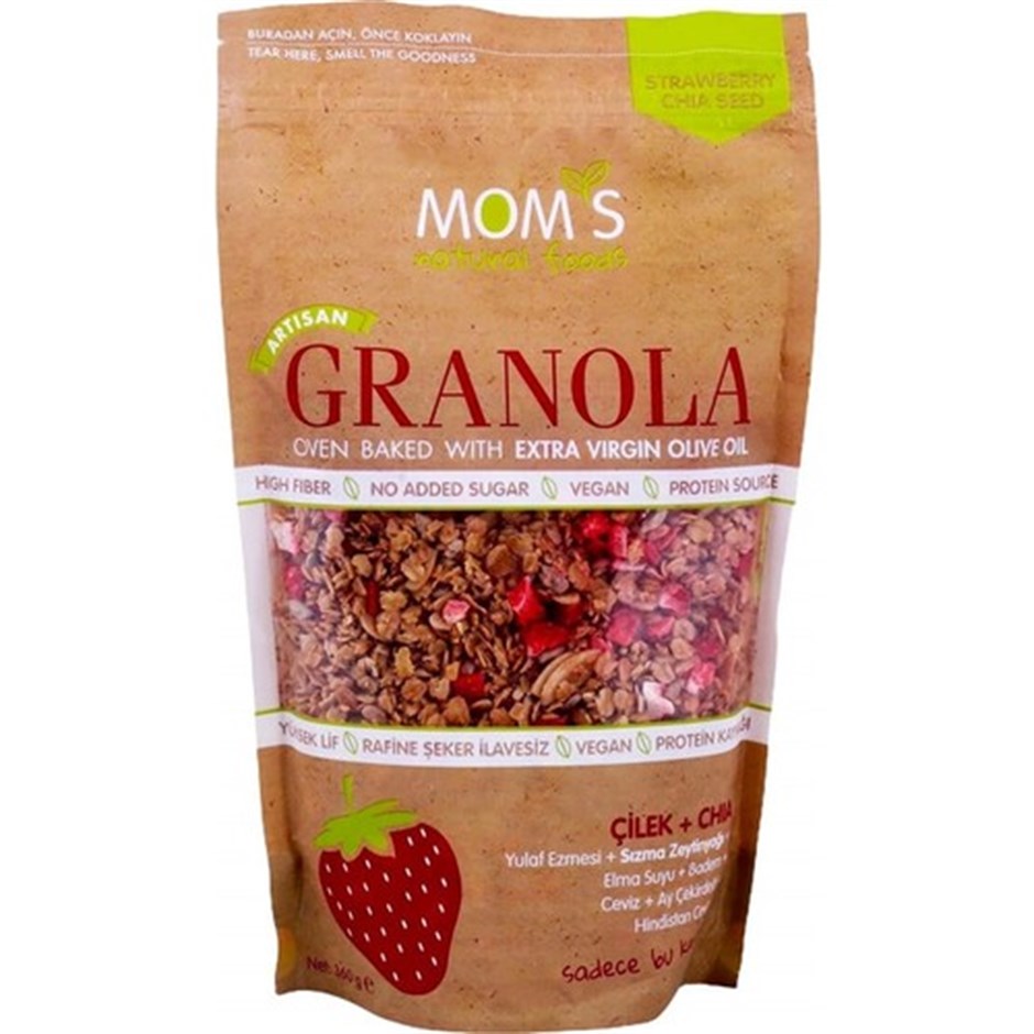 Mom`s Granola Çilek&Chia 360 gr